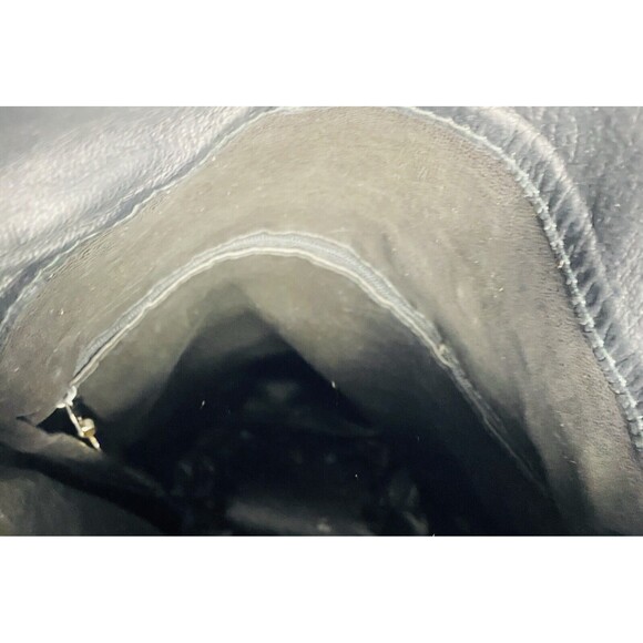 Cosci Vintage Handmade Woven Leather Bag Shoulder Bag Made in Italy Rare 12”x12” - Picture 5 of 6